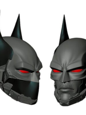 Batman Beyond Kaskı 3D Baskı Figür Seti – 5 Parça STL