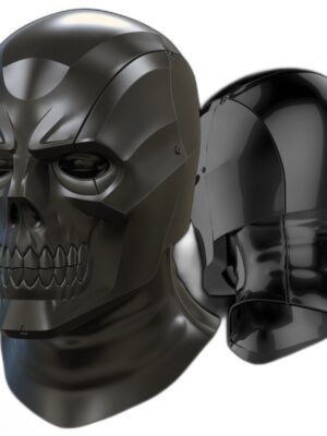 Arkham Knight Kara Kafa Kask Figürü – 3D Baskı STL Seti (7 Parça)