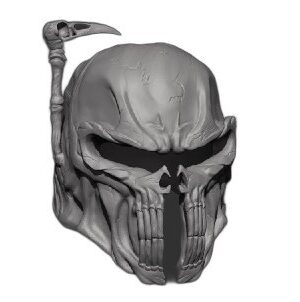 Boba Skull Kask – Ölüm Ruhu 3D Baskı Figür (2 Parça STL)