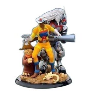 BraveStarr Karakter Seti 3D Baskı Figür Modeli – 24 Parça STL