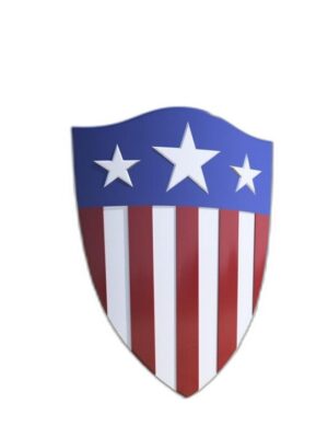 Captain America İlk Kalkan 3D Baskı Figür Seti – 9 Parça STL