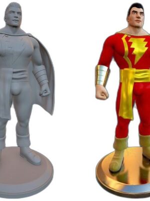 Captain Marvel 3D Baskı Figür STL
