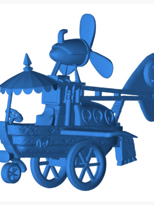 Çılgın Yarışlar (Wacky Races) – Convert-a-Car Dönüşen Araba 3D Baskı STL Seti – 21 Parça