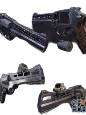Chiappa Rhino Revolver 3D Baskı Figürü – STL Dosyası
