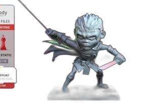Chibi Robin 3D Baskı Figür Seti - 5 Parça STL Dosyası