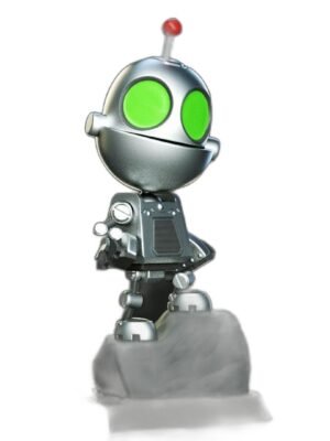 Clank Chibi 3D Baskı Figürü | Ratchet & Clank Fan Art STL