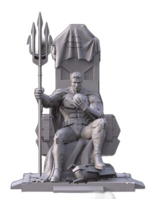 Aquaman Taht Sahnesi 3D Baskı Figür Seti – 13 Parça STL