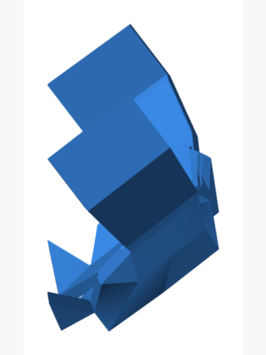 Low Poly Heart Shaped Ring Box