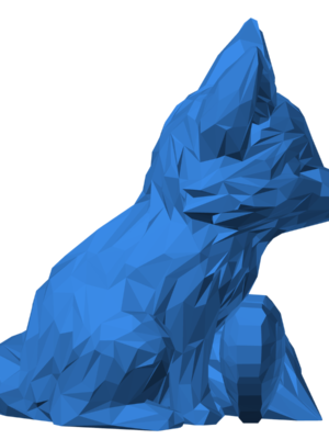 Lowpoly Love Fox No Supports