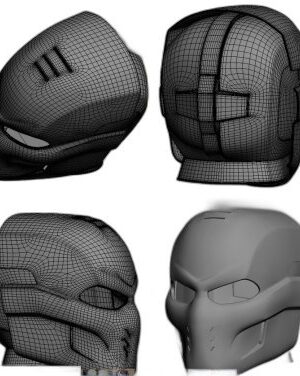 Crossbones Kaskı – Captain America Civil War 3D Baskı Figürü (2 Parça)