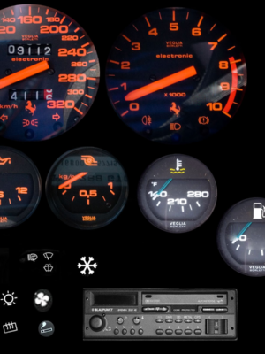 Ferrari 308 GTB/GTS (1975-1984) 3D Baskı Araba Modeli STL