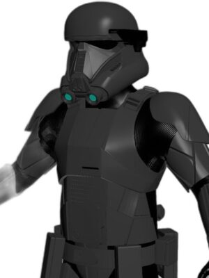 Death Trooper Tam Vücut Zırh ve Kask Figür Seti – 41 Parça STL