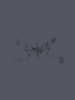 Kameralı Drone Low-Poly 3D Baskı STL