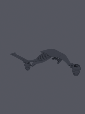 Hunter Killer Drone Savaş İnsansız Hava Aracı 3D Baskı STL