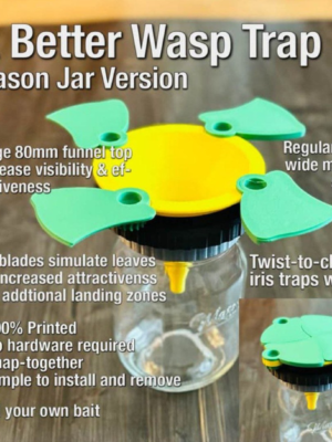A Better Wasp Trap Mason Jar