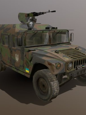 Askeri Hummer HMMWV 3D Baskı STL