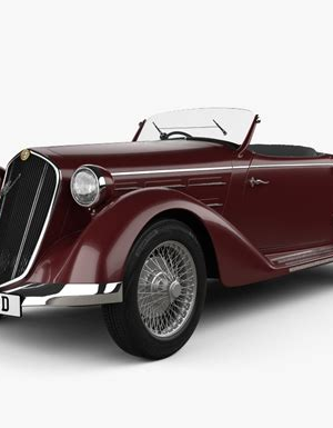 Alfa Romeo 6C 2300 S Touring Pescara Spider 1935 3D Baskı STL
