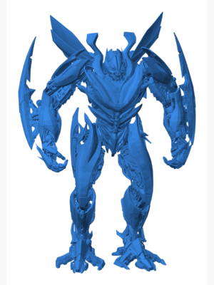 Transformers – Megatron Parçalı Model Kiti 3D Baskı STL – 44 Parça