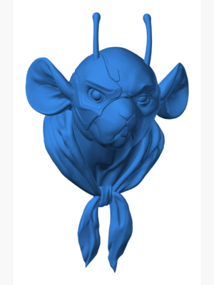 Biker Mice from Mars – Vinnie ve Motosikleti 3D Baskı STL – 14 Parça