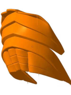 Flash Kaskı 3D Baskı Modeli | 8 Parça STL Seti