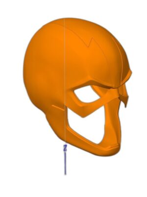Flash Reverse Kask Maskesi – 3D Baskı Figür Seti (3 Parça STL)