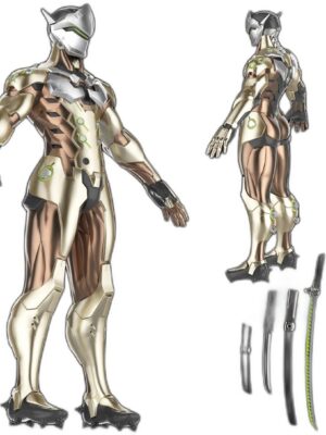 Genji Göğüs Zırhı Ölçekli – Overwatch Figür Seti (24 Parça STL)