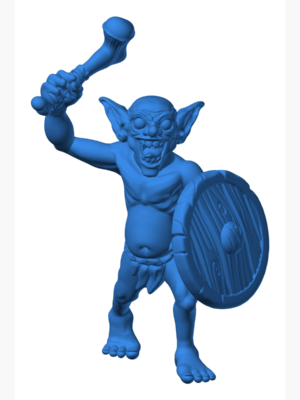 Goblin Savaşçı Minyatür Figür
