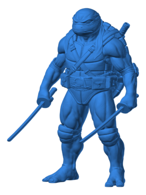 Leonardo Ninja Kaplumbağa Heykel