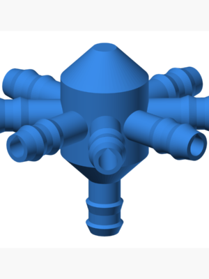 Akvaryum Hava Hortumu Dağıtıcı Manifold 4-6mm