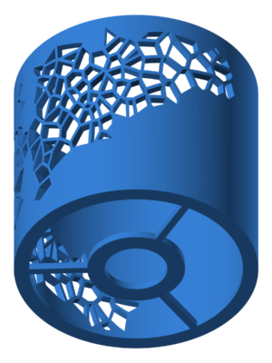 Voronoi Masa Lambası STL Dosyaları