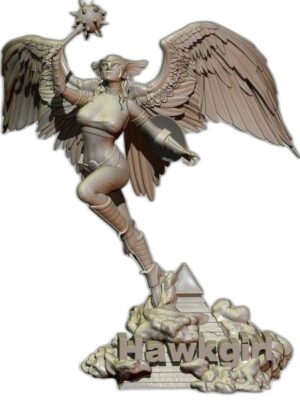 Hawkgirl 3D Baskı Figür Seti – 19 Parça STL
