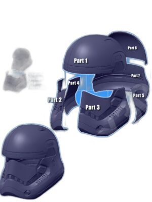 Fütüristik İnfazcı Savaşçı Kaskı – 3D Baskı STL Modeli