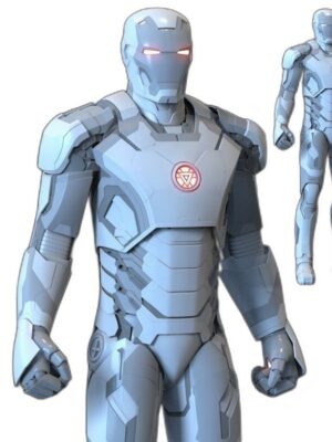 Iron Man MK42/43 Zırh 3D Baskı Figür Seti – 18 Parça STL