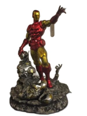 Iron Man vs Ultron Diorama 3D Baskı Figür Seti – 29 Parça STL