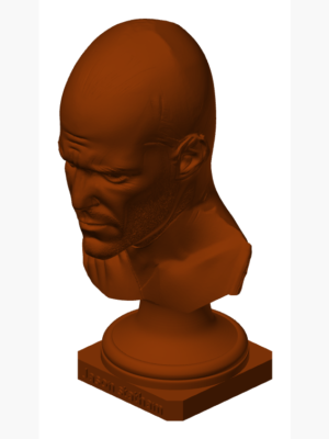Jason Statham Büst Heykel