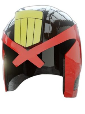 Judge Dredd Kaskı 3D Baskı Seti – 9 Parça STL Dosyası