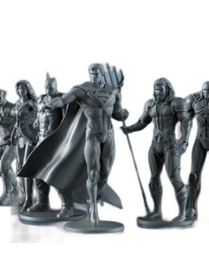 Justice League 6 Kahraman Figür Seti - 3D Baskı STL (77 Parça)