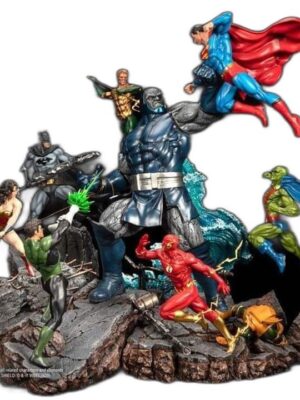 Justice League vs Darkseid Diorama 3D Baskı Figür Seti – 70 Parça STL