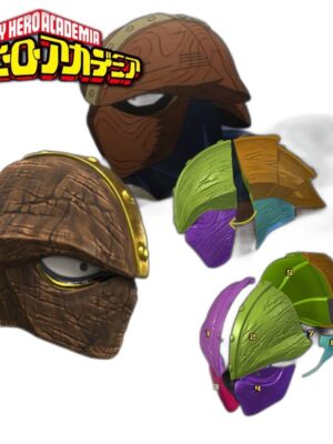 My Hero Academia Kamui Woods Maske – 10 Parçalı 3D Baskı Figür Seti