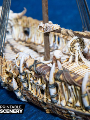 Ölümsüz Sloop Gemi Gövdesi 3D Baskı STL – Tabletop Miniature