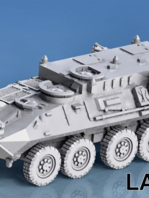 1/100 LAV-II Zırhlı Araç Ailesi 5 Varyant 3D Baskı STL