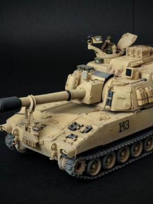 M109A6 Paladin Obüs 1:100 Ölçek 3D Baskı STL