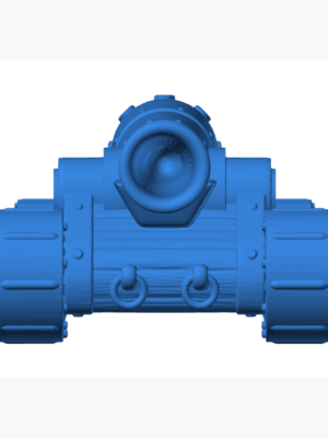 Fantastik Gemi Topu Minyatürü 3D Baskı STL