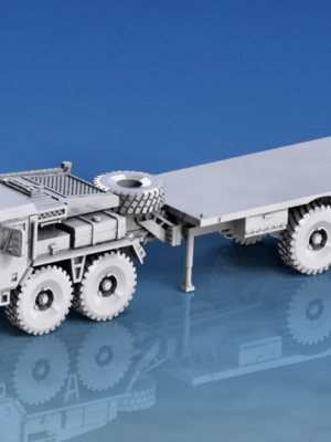 MK48 Dragon Wagon Ağır Askeri Taşıyıcı 1:100 Ölçek 3D Baskı STL