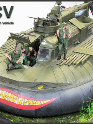 PACV-32 Vietnam Dönemi ABD Deniz Kuvvetleri Hovercraftı 1:100 3D Baskı STL