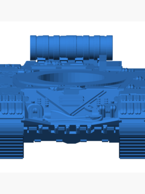 T-64BV Ana Muharebe Tankı 1:100 Ölçek 3D Baskı STL
