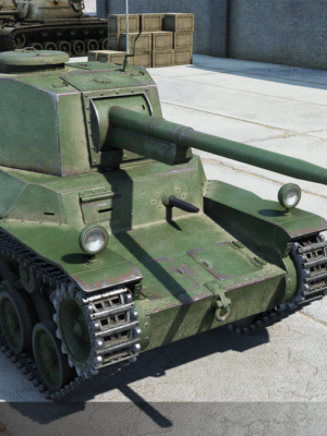 Type 3 Chi-Nu Japon Orta Tankı 3D Baskı STL Minyatür