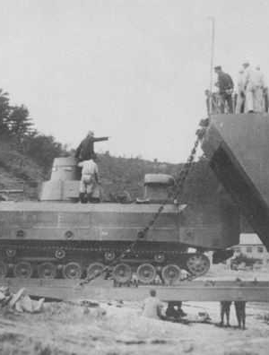Japon Ka-Chi Amfibi Tank Minyatürü 3D Baskı STL