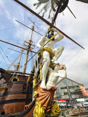 Galleon Gemisi Değiştirilebilir Pruva Heykeli 3D Baskı STL