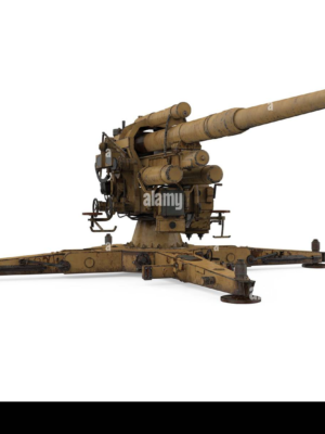 Flak 88 AA Topu 3D Baskı STL Modeli